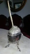 Comprar Antiguo Mate Plateria Criolla Sin Bombilla