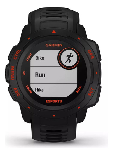Smartwatch Reloj Instinct E 45mm Garmin Resistente Al Agua Girs Negro Negro