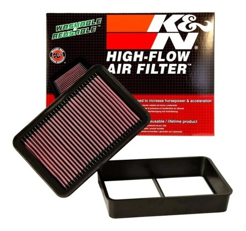 Filtro De Ar K&n Mitsubishi Lancer Asx Outlander Kn 33-2392