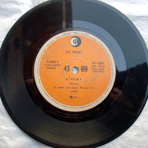 El Tigre - Figura / Mujer // Simple Funk Soul Disco 1977 Vg+