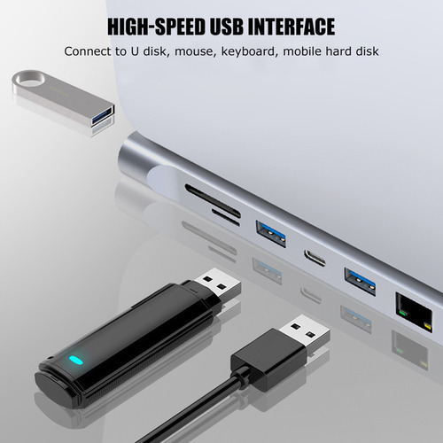 Estación De Acoplamiento Multipuerto 12 En 1 Con Usb 3.0