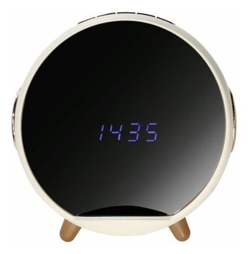 Imagen 2 de 5 de Parlante Bluetooth Gtc Spg-149 Vintage Cargador Inalambrico Color Blanco