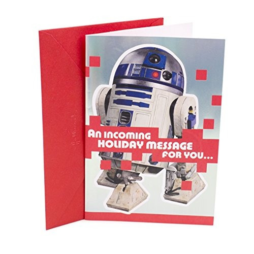 Tarjeta De Navidad Con Canción De Hallmark Star Wars (r2d2,