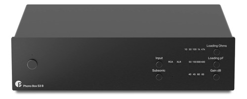 Pro-ject Phono Box S3 B Preamplificador De Fono Equilibrado