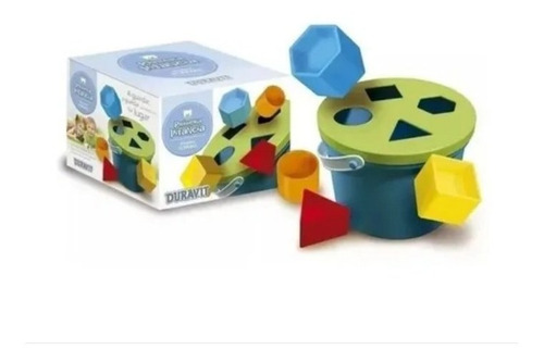Imagen 2 de 3 de Balde Duravit Primeras Formas Juego De Encastre Para Bebes