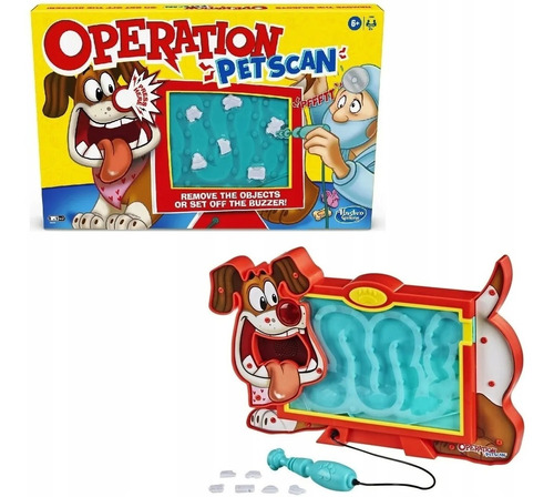 Operando Pet Scan Juego De Mesa Perro Hasbro E9694