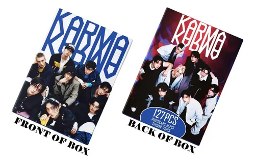 Álbum De Fotos Stray Kids Karma Com 127 Cartões Karma Comple