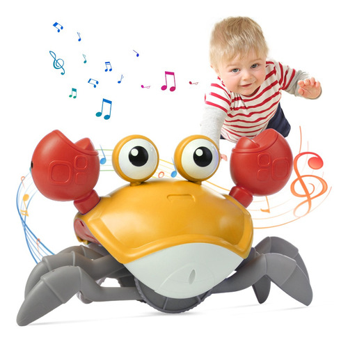 Cangrejo De Juguete Con Música Y Función De Sensor Para Bebé