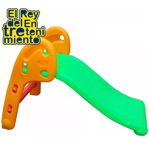 Imagen 7 de 9 de Tobogán Infantil Plástico Plegable Niño +2 Pisos Goma El Rey