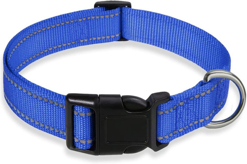 Collar Perro Mascota Transpirable Y Acolchado Talle Xl -azul