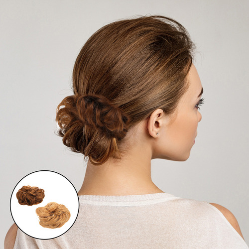 2 Moños De Pelo Rizado En Forma De Cuerda Para Cabello Human