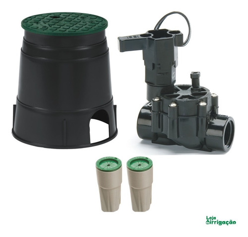 Imagem 4 de 5 de Combo 10 Válvulas 100dv + 10 Caixas + 20 Conectores Rainbird