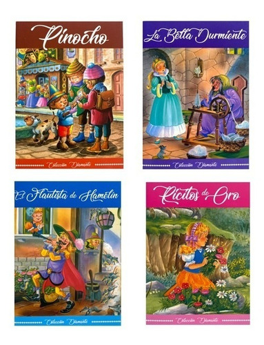 Colección Completa Libro De Cuentos Mini Clásicos X8