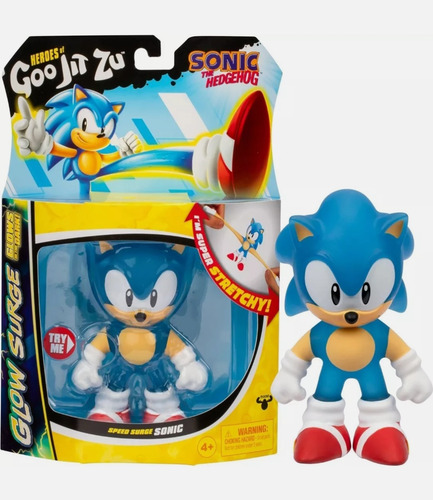 Figura Go Jit Zu Sonic Glow Surge Brilla En Oscuridad