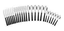Comprar Juego De Cubiertos Set X24 Piezas Tramontina New Kolor Negro