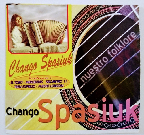 Chango Spasiuk Cd Nuevo Nuestro Folklore Con 14 Exitos 