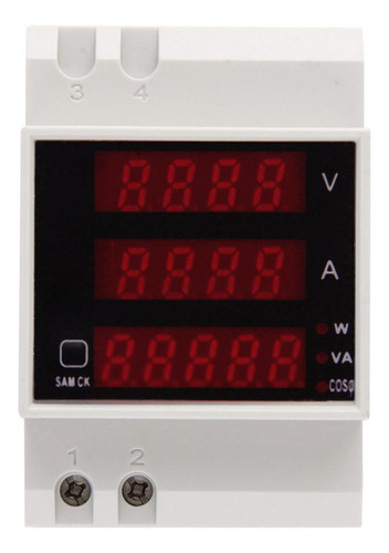 Wattimetro Voltimetro Amperimetro 110v 220v 100a Ac D52-2048