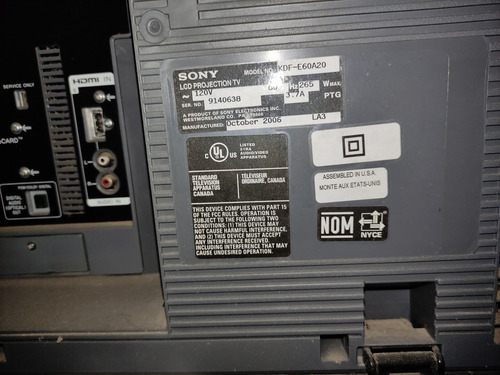 Imagen 3 de 10 de Televisor Sony 59 Pulgadas