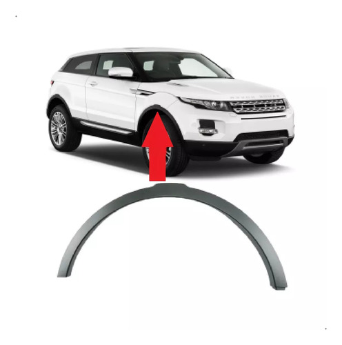 Moldura Paralama Dir Sem Furo Range Rover Evoque 2014-16 2.2