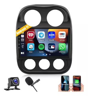 Radio Estéreo Android 11 Para Automóvil Para Jeep Compass Pa