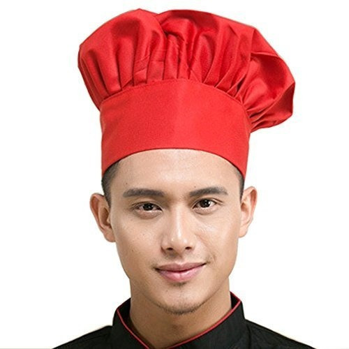 Hyzrz Chef Hat Adult Elastico Ajustable Baker Cocina Cociner