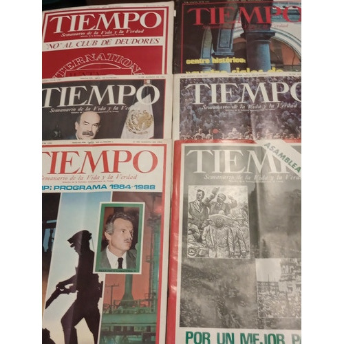 Tiempo Lote De Catorce Revistas Años84/85