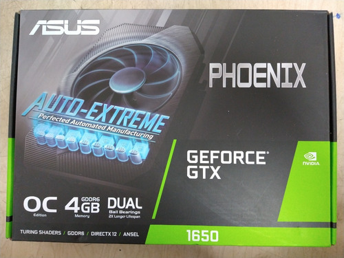 Caixa Para Placa De Vídeo Geforce Gtx 1650 Dual - Asus