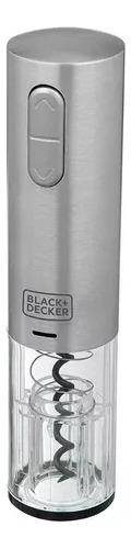 Abridor Garrafa Vinho W10 Elétrico Recarregavel Black Decker