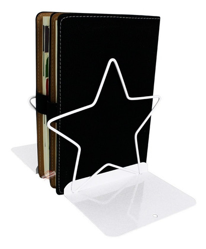 Sujetador Libros Estrella Kawaii Metalico Escritorio Sx-925