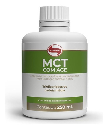 Mct Age Kit C/2 250 Ml Sem Sabor Vitafor Sem Sabor