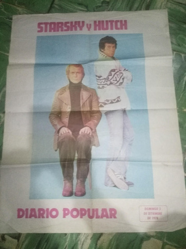 Poster Serie Tv * Starsky Y Hutch * Diario Popular Año 1978
