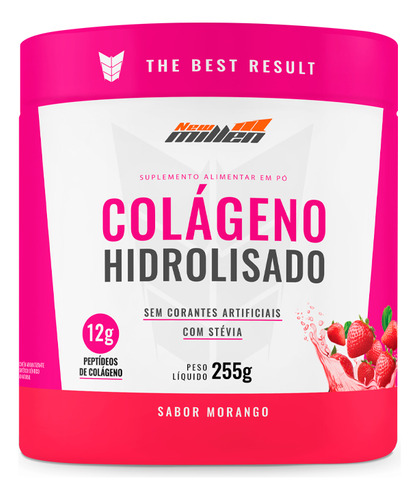 Colágeno Hidrolisado Em Pó 250g - New Millen