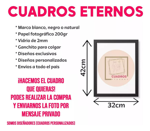 Cuadro Intoxicados El Exilio De Las Especies 40x30 Cm Blanco