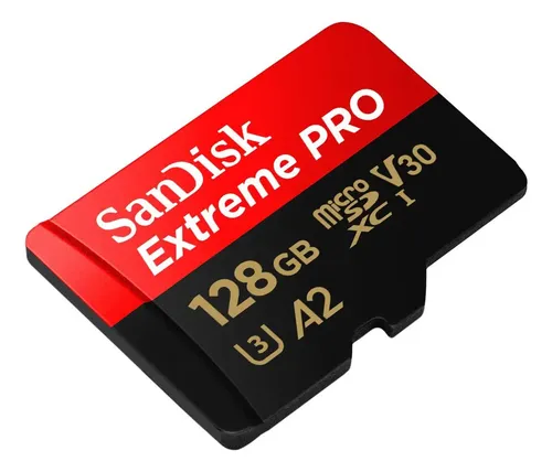 Cartão Memória Sandisk 128gb Micro Sd Extreme Pro 200mbs V30