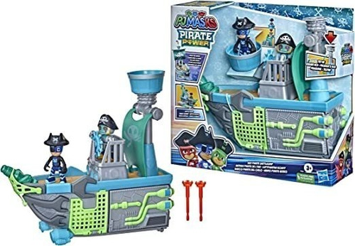 Pj Masks Sky Pirate Battleship Juguete Preescolar, Juego De.