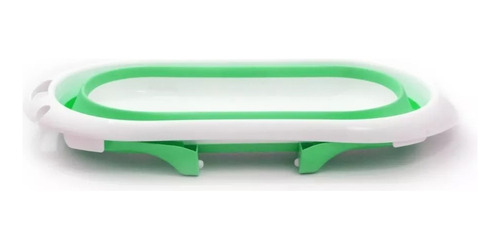 Bañera Para Bebe Plegable Mega Baby Azul Rosa Y Verde