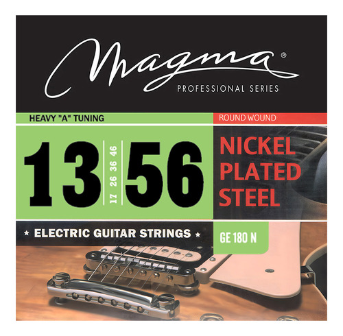 Encordado Magma Ge180n 013 - 056 Para Guitarra Electrica