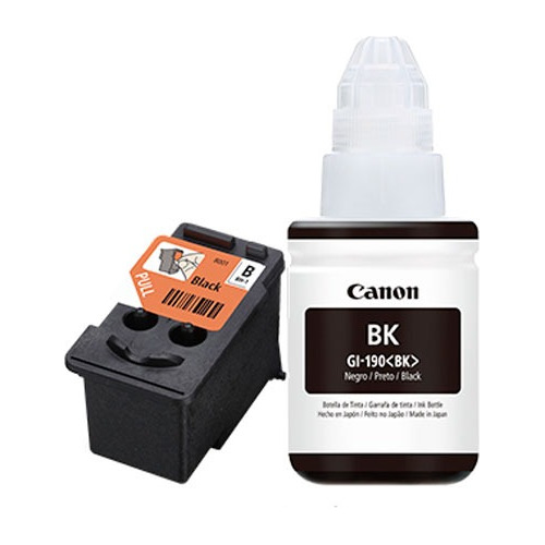 Kit Canon Cabezal Bh-1 Negra + Tinta Gi-190 Negra Pixma
