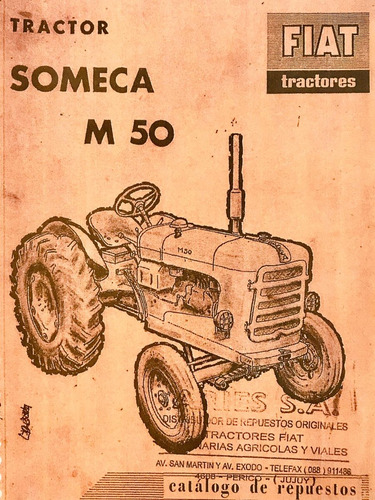 Manual De Repuestos Tractor Fiat Someca M50