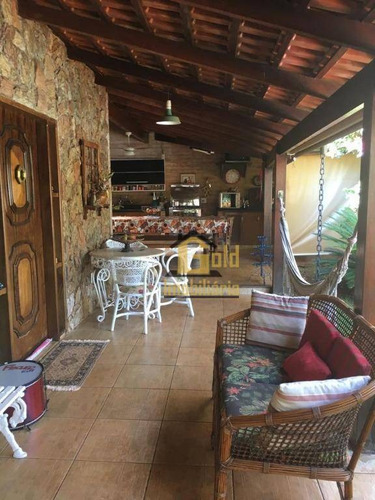 Chácara Com 4 Dormitórios À Venda, 1290 M² Por R$ 950.000,00 - Condomínio Portal Dos Ipês - Ribeirão Preto/sp - Ch0015