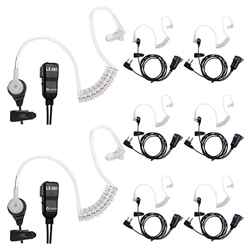 Lixin Dos Maneras Radio Earpiece, Auriculares Walkie W9mmk