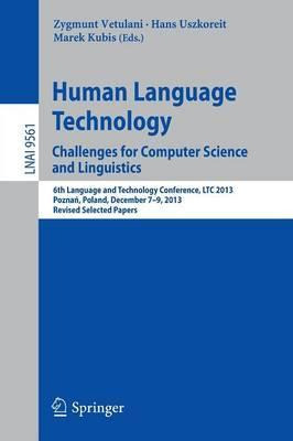 Libro Human Language Technology. Challenges For Computer ...