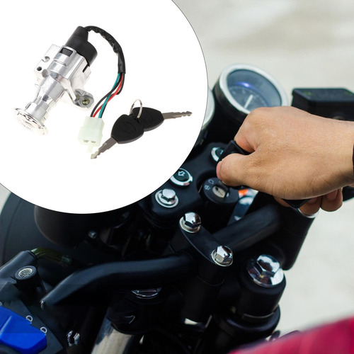 Mini Candado Para Motocicleta, Accesorio Para De 10 A 19 Mm