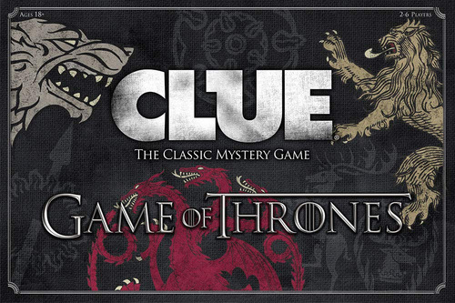 Juego De Mesa Usaopoly Clue, Producto Oficial De Game Of Thr