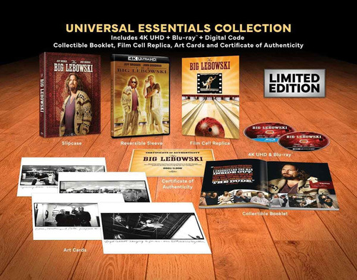 4k Ultra Hd + Blu-ray The Big Lebowski / Universal Essential