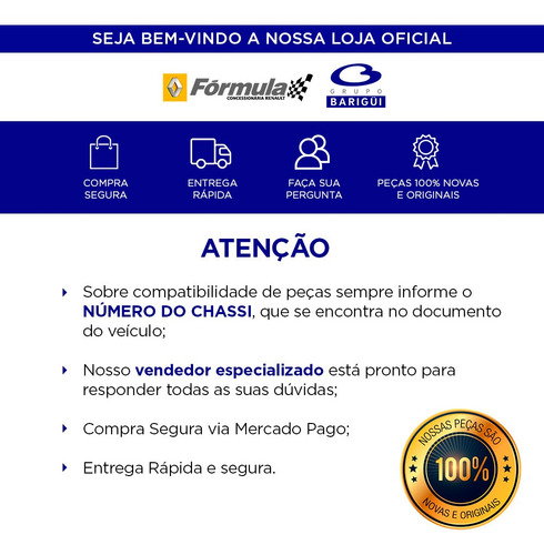 Imagem 3 de 4 de Coifa Homocinética Original Renault Fluence 2011 A 2018
