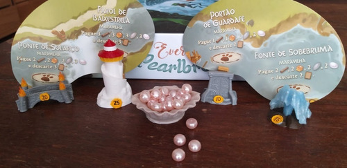 Everdell - Kit De Componentes 3d Organizadores + Maravilhas