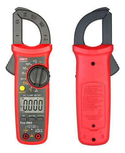 Uni-t Ut202a + 6000 Recuentos Medidor De Pinza Digital