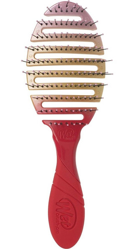 Peine Cepillo Cabello Mujeres Niñas Wet Brush Coral Ombre