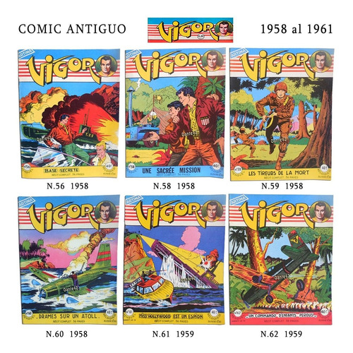 Dante42  Comic Antiguo Vigor 1958 Al 1961